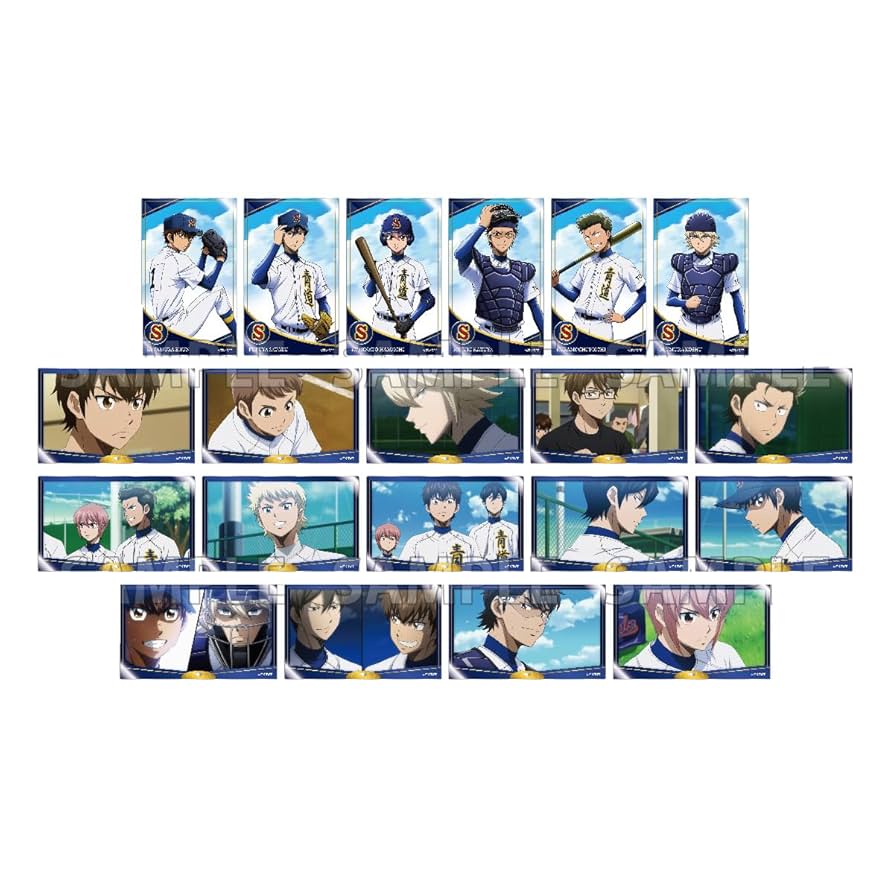 ダイヤのA トレーディングカードセット（10枚入り+クリアフレームカード） ダイヤのA トレーディングカードセット（10枚入り+クリア